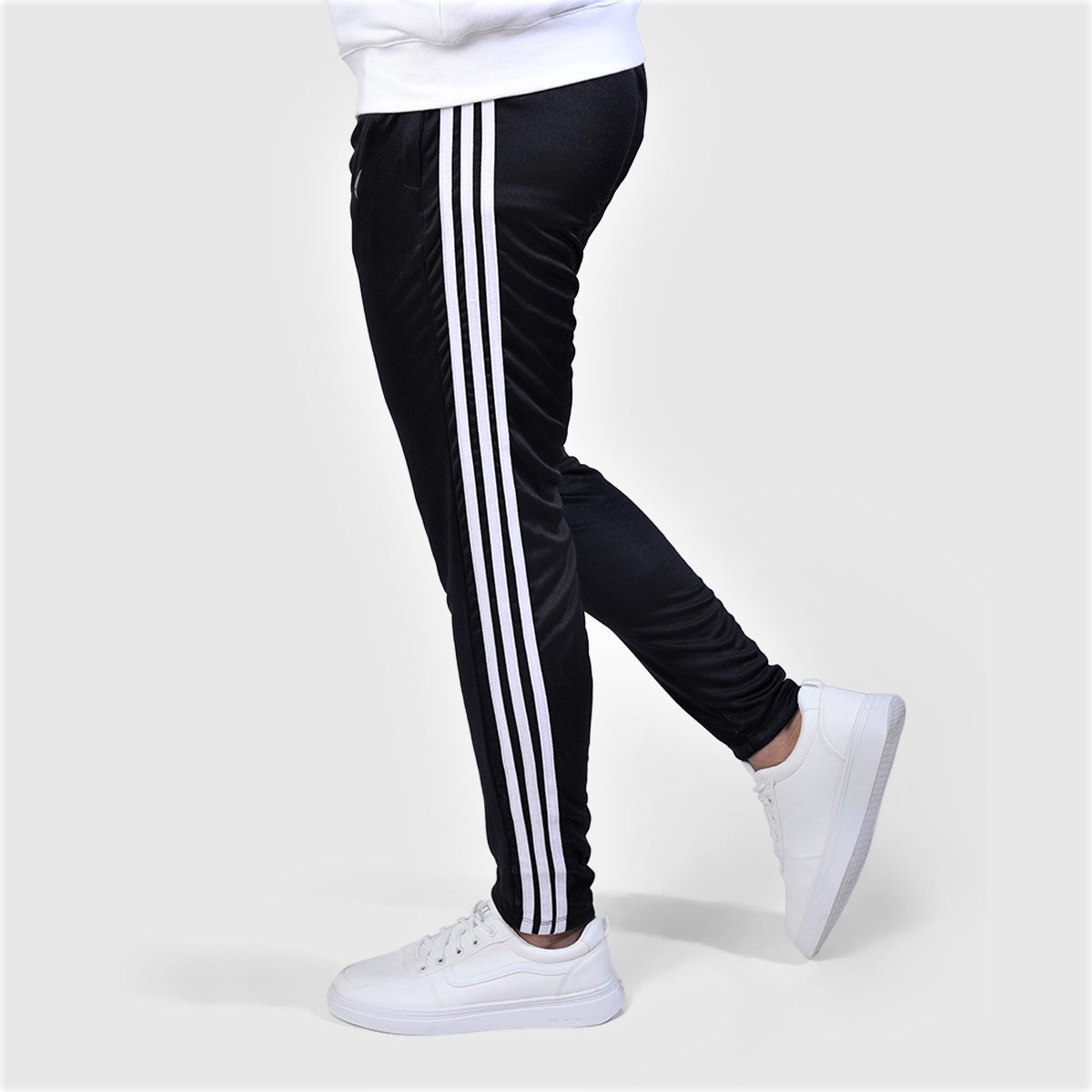Black Trouser With Three Stripes