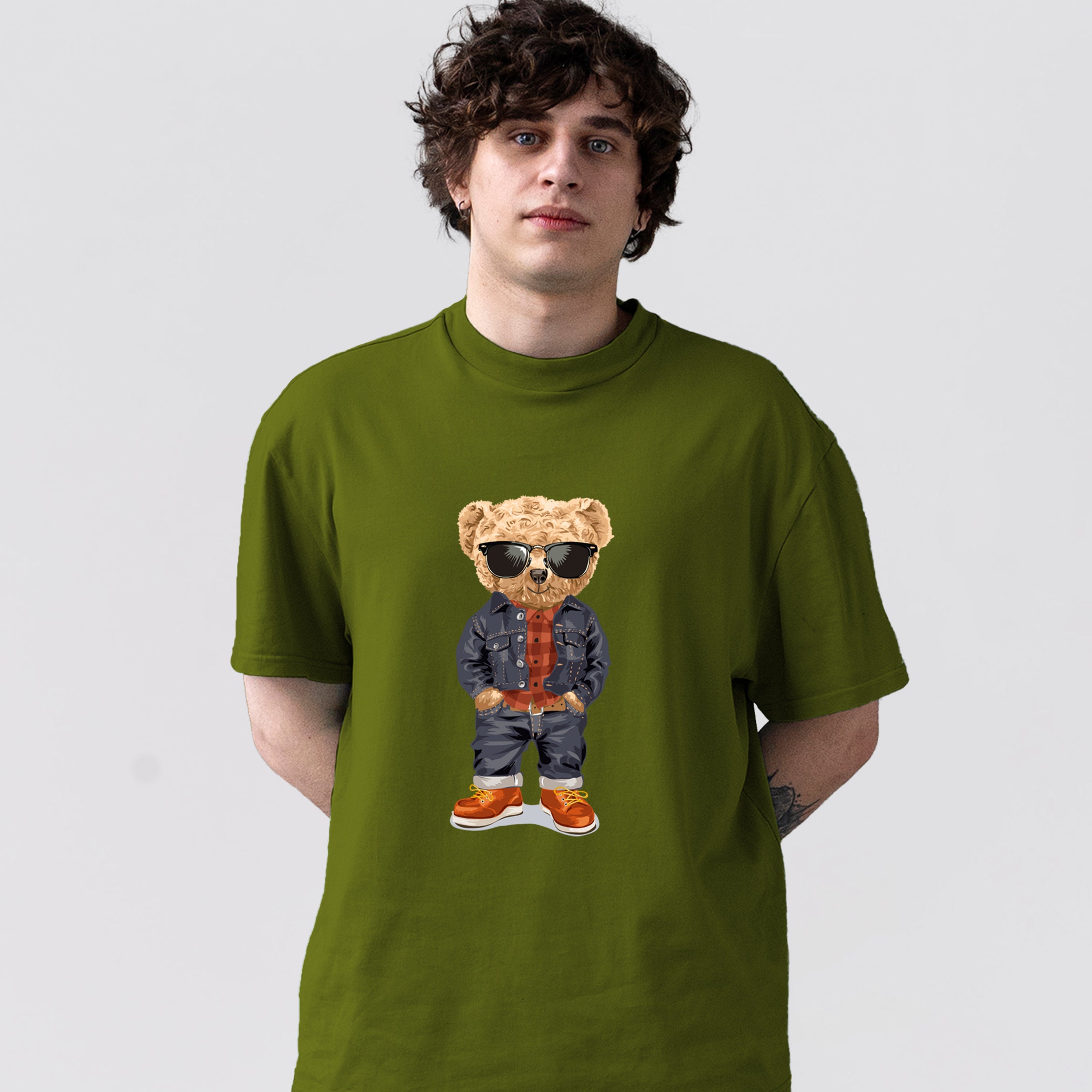 Denim Style Graphic T-Shirt
